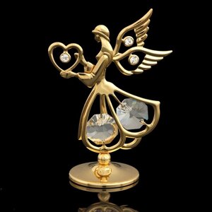 Сувенир "Ангел", с кристаллами Сваровски, 7,5 см