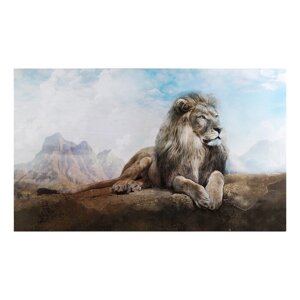 Картина на холсте "Король лев" 60*100 см