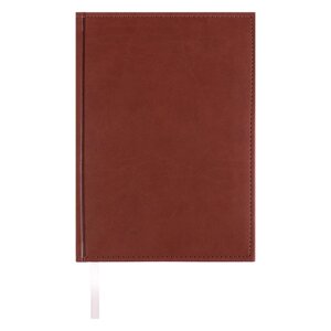 Ежедневник недатированный А5, 160 листов "Вивелла", обложка искусственная кожа, коричневый