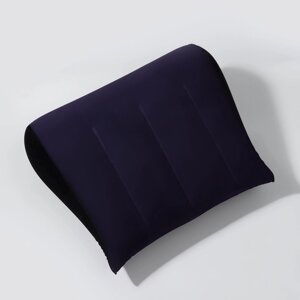 Подушка надувная "Капля", 42 35 см, цвет синий