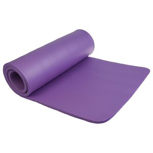 Коврик для йоги 183 х 61 х 1,5 см, цвет фиолетовый