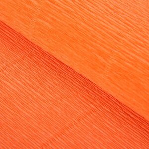 Бумага гофрированная, 581 "Неоновый оранжевый", 0,5 х 2,5 м