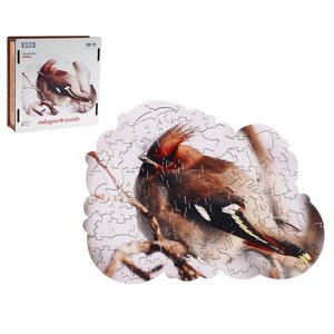 Пазл фигурный "Зимняя птица", 108 деталей, 20 х 25 см