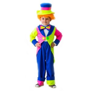 Карнавальный костюм "Клоун в шляпе", 5-7 лет, рост 122-134 см