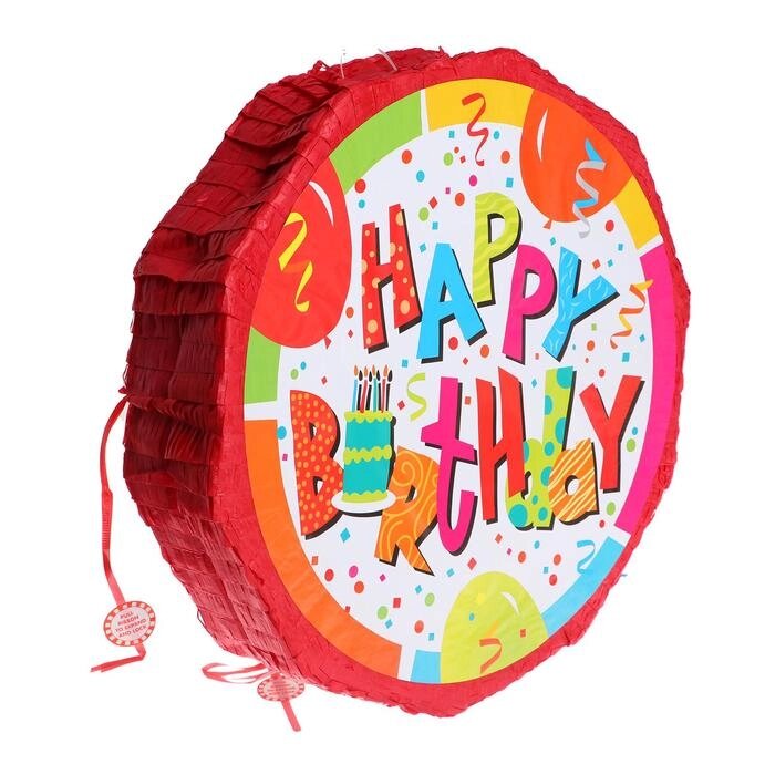 Пиньята "С днем рождения" шары от компании Интернет-гипермаркет «MOLL» - фото 1