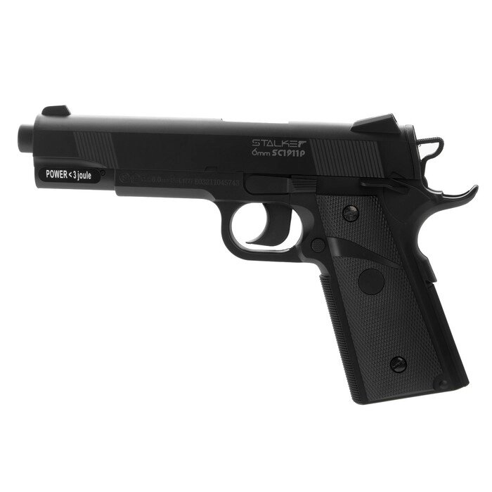 Пистолет страйкбольный "Stalker SC1911P" кал. 6 мм, пластиковый корпус, до 105 м/с от компании Интернет-гипермаркет «MOLL» - фото 1