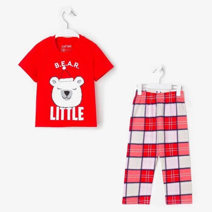Пижама детская KAFTAN "Bear" р. 30 (98-104) от компании Интернет-гипермаркет «MOLL» - фото 1