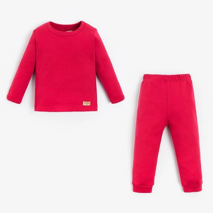 Пижама детская MINAKU, цвет фуксия, рост 80-86 см от компании Интернет-гипермаркет «MOLL» - фото 1