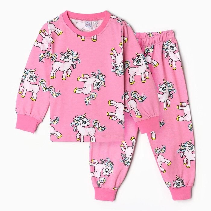 Пижама для девочки, цвет розовый, рост 104 см от компании Интернет-гипермаркет «MOLL» - фото 1