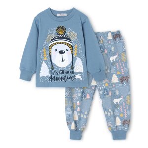 Пижама для мальчика, цвет синий, рост 134 см