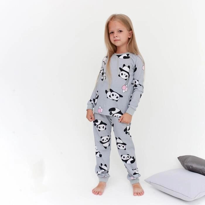 Пижама (джемпер, брюки) KAFTAN "Панды" рост 110-116 (32) от компании Интернет-гипермаркет «MOLL» - фото 1
