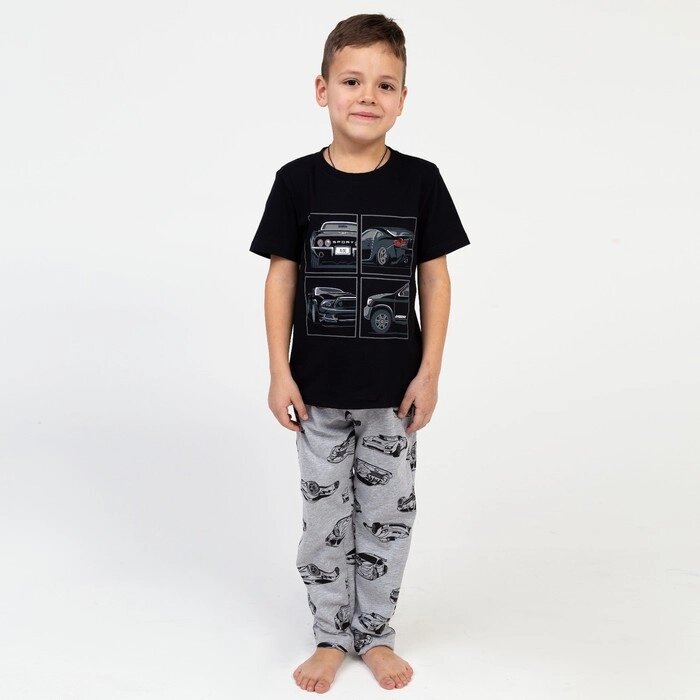 Пижама (футболка, брюки) KAFTAN "Cars" рост 110-116 (32) от компании Интернет-гипермаркет «MOLL» - фото 1