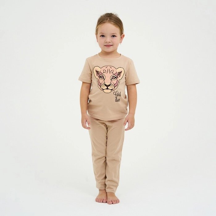 Пижама (футболка, брюки) KAFTAN "Lion" рост 110-116 (32) от компании Интернет-гипермаркет «MOLL» - фото 1