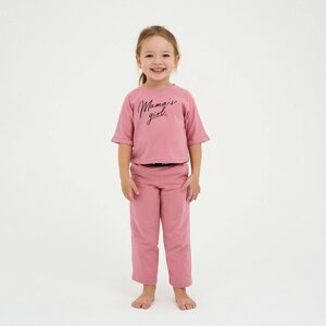Пижама (футболка, брюки) KAFTAN "Pink" рост 110-116 (32)