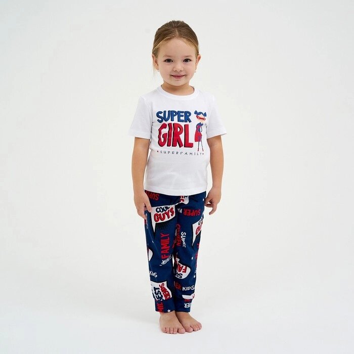 Пижама (футболка, брюки) KAFTAN "Super" рост 122-128 (34) от компании Интернет-гипермаркет «MOLL» - фото 1