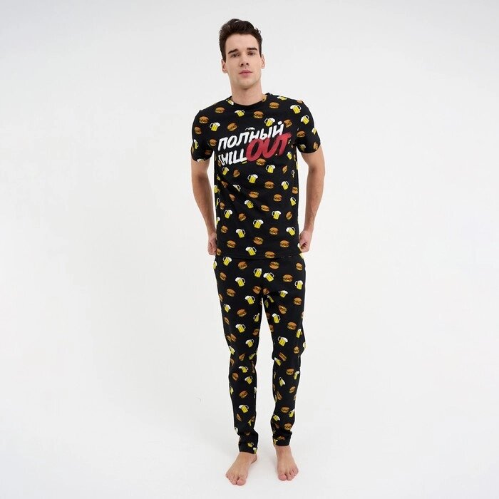 Пижама мужская KAFTAN "Полный out" р. 50 от компании Интернет-гипермаркет «MOLL» - фото 1