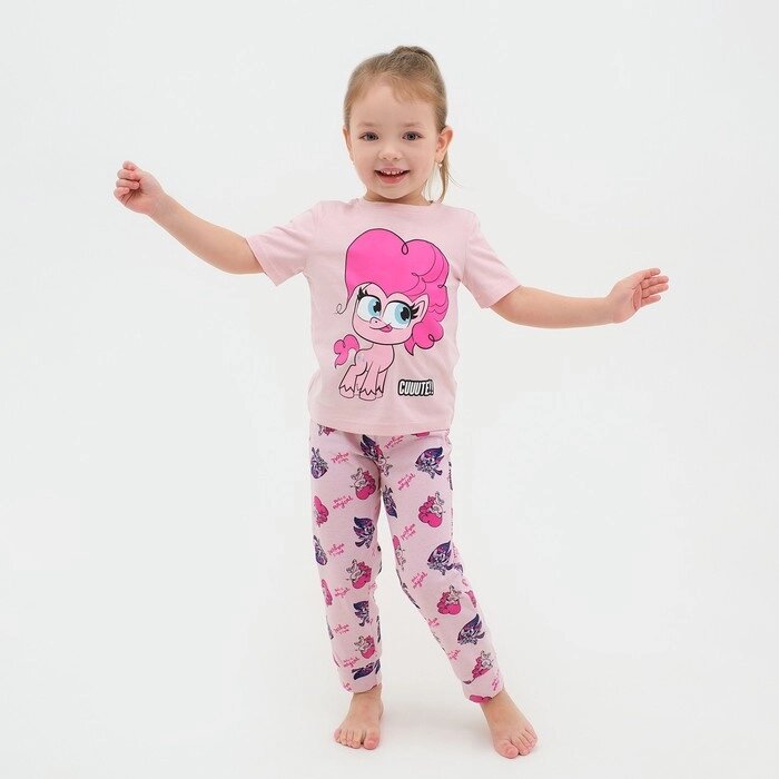Пижама "Пинки пай", My Little Pony, рост 122-128 от компании Интернет-гипермаркет «MOLL» - фото 1