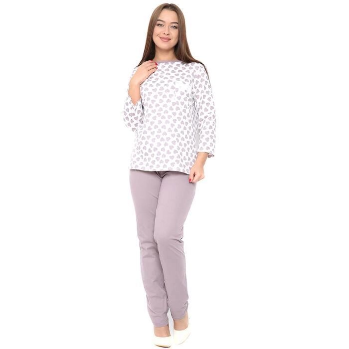 Пижама женская (джемпер, брюки) П-463 цвет МИКС, р-р 48 от компании Интернет-гипермаркет «MOLL» - фото 1