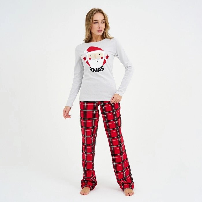 Пижама женская KAFTAN "Santa" р. 48-50 от компании Интернет-гипермаркет «MOLL» - фото 1