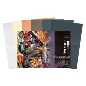 Планшет для пастели А3, 18 листов "Палаццо. Сладкие грёзы", 6 цветов, холст, блок 160 г/м²