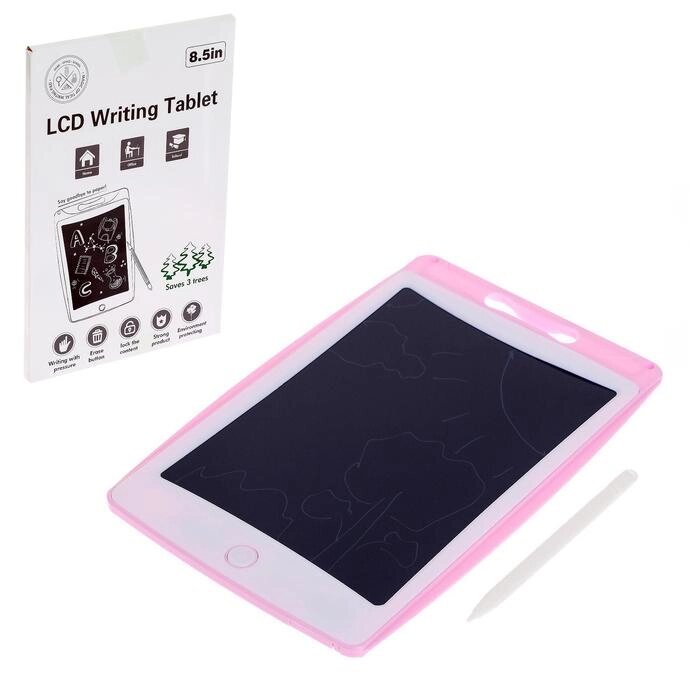 Планшет для рисования LCD, с ручкой, цвет МИКС от компании Интернет-гипермаркет «MOLL» - фото 1