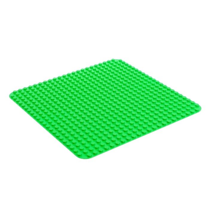 Пластина-основание для конструктора, 38,4*38,4 см, цвет зелёный от компании Интернет-гипермаркет «MOLL» - фото 1