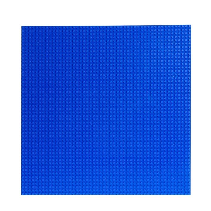 Пластина-основание для конструктора, 40*40 см шт, цвет синий от компании Интернет-гипермаркет «MOLL» - фото 1
