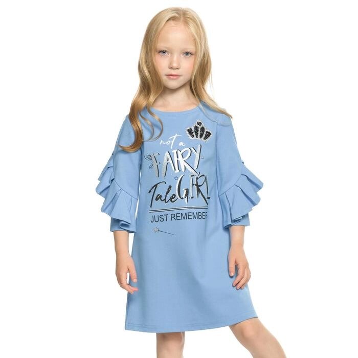 Платье для девочек, рост 104 см, цвет голубой от компании Интернет-гипермаркет «MOLL» - фото 1