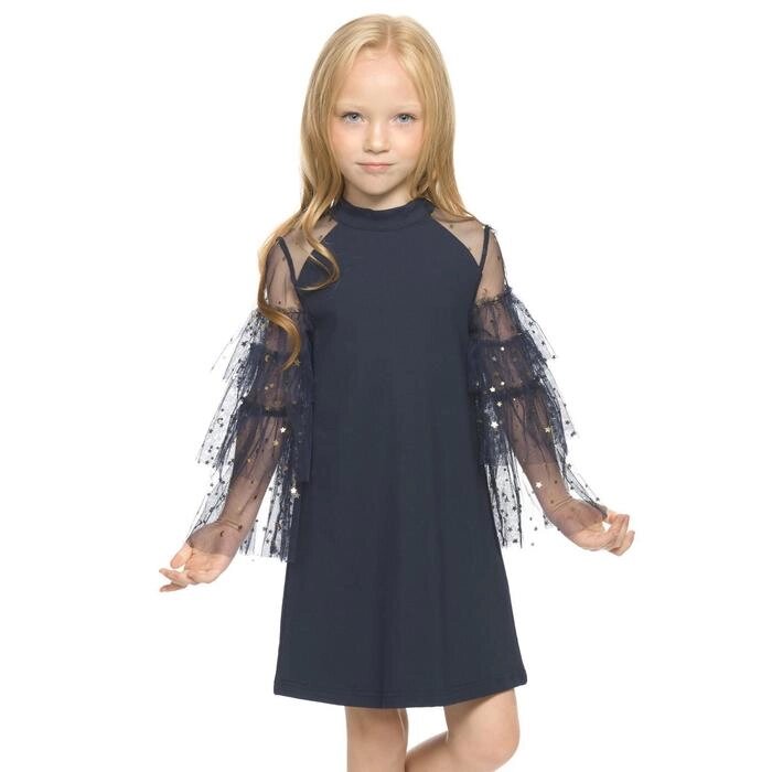 Платье для девочек, рост 104 см, цвет индиго от компании Интернет-гипермаркет «MOLL» - фото 1
