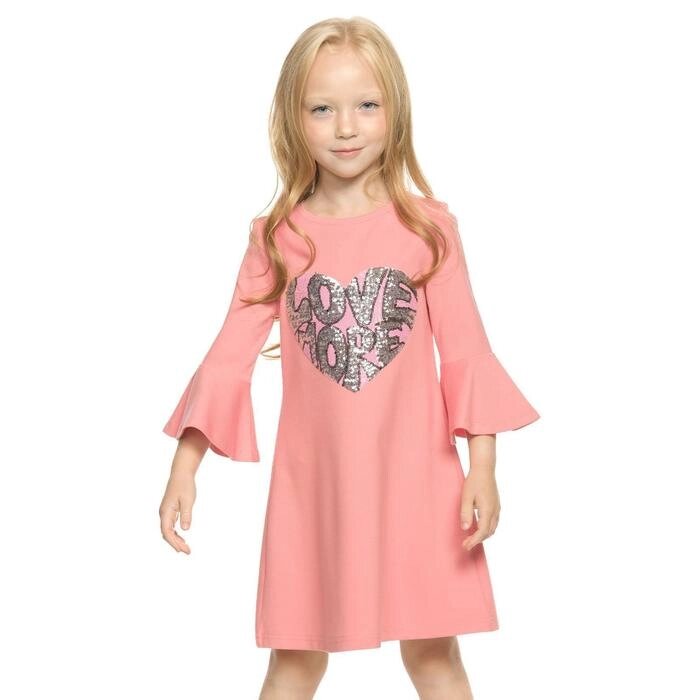 Платье для девочек, рост 104 см, цвет пудра от компании Интернет-гипермаркет «MOLL» - фото 1