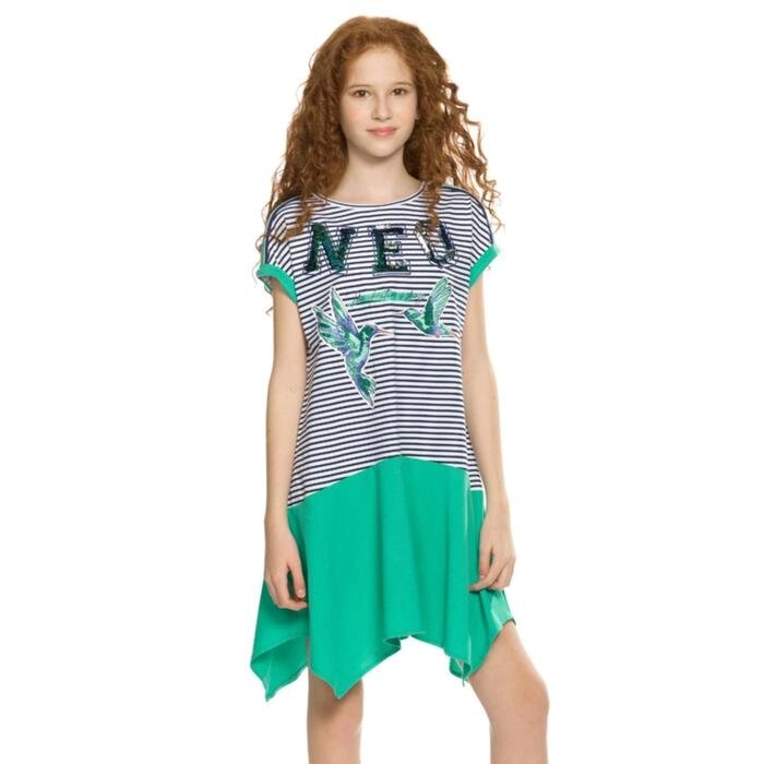 Платье для девочек, рост 116 см, цвет бирюза от компании Интернет-гипермаркет «MOLL» - фото 1