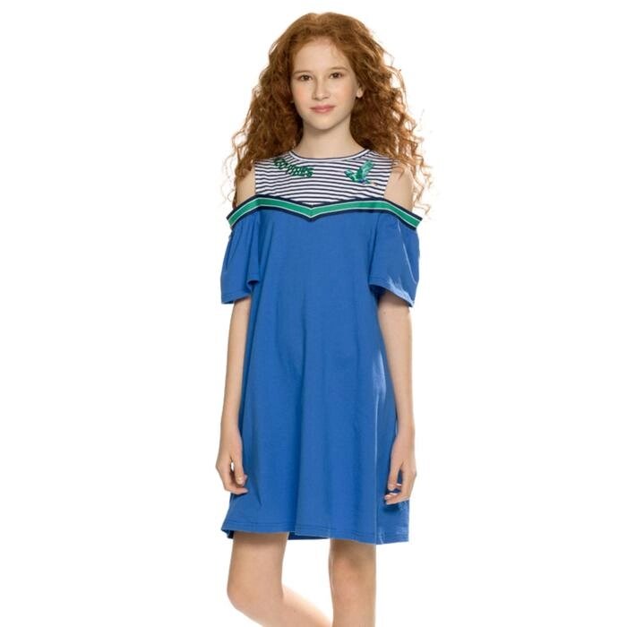 Платье для девочек, рост 116 см, цвет синий от компании Интернет-гипермаркет «MOLL» - фото 1
