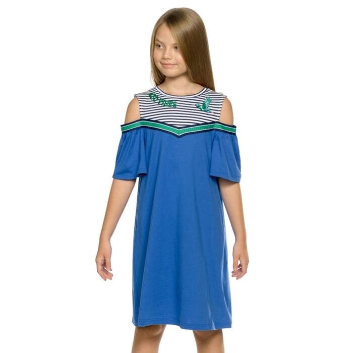 Платье для девочек, рост 152 см, цвет синий от компании Интернет-гипермаркет «MOLL» - фото 1