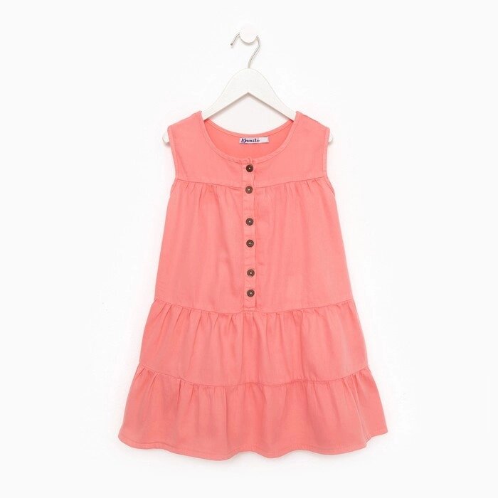 Платье для девочки, цвет персиковый, рост 122 от компании Интернет-гипермаркет «MOLL» - фото 1