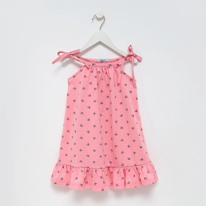 Платье для девочки, цвет розовый/чёрный, рост 104 от компании Интернет-гипермаркет «MOLL» - фото 1