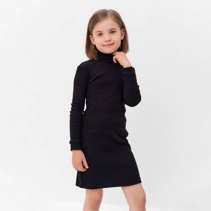 Платье для девочки MINAKU цвет чёрный, рост 104 см от компании Интернет-гипермаркет «MOLL» - фото 1