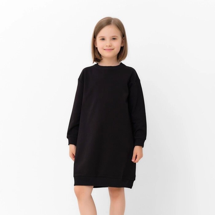 Платье для девочки MINAKU, цвет чёрный, рост 128 см от компании Интернет-гипермаркет «MOLL» - фото 1