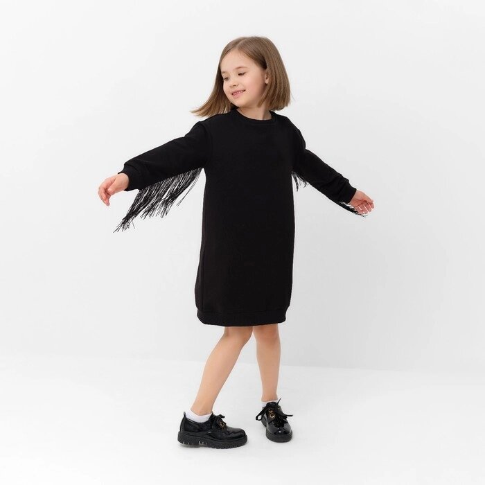 Платье для девочки MINAKU, цвет чёрный, рост 134 см от компании Интернет-гипермаркет «MOLL» - фото 1