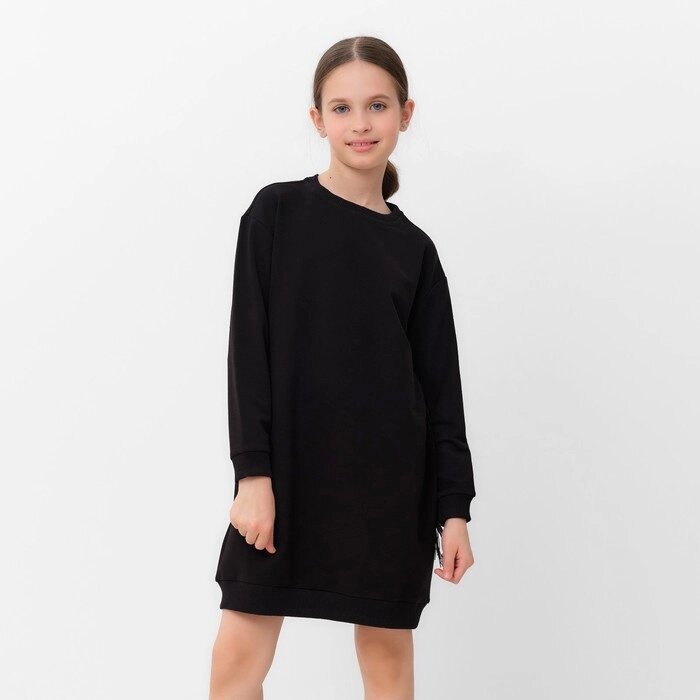 Платье для девочки MINAKU, цвет чёрный, рост 140 см от компании Интернет-гипермаркет «MOLL» - фото 1