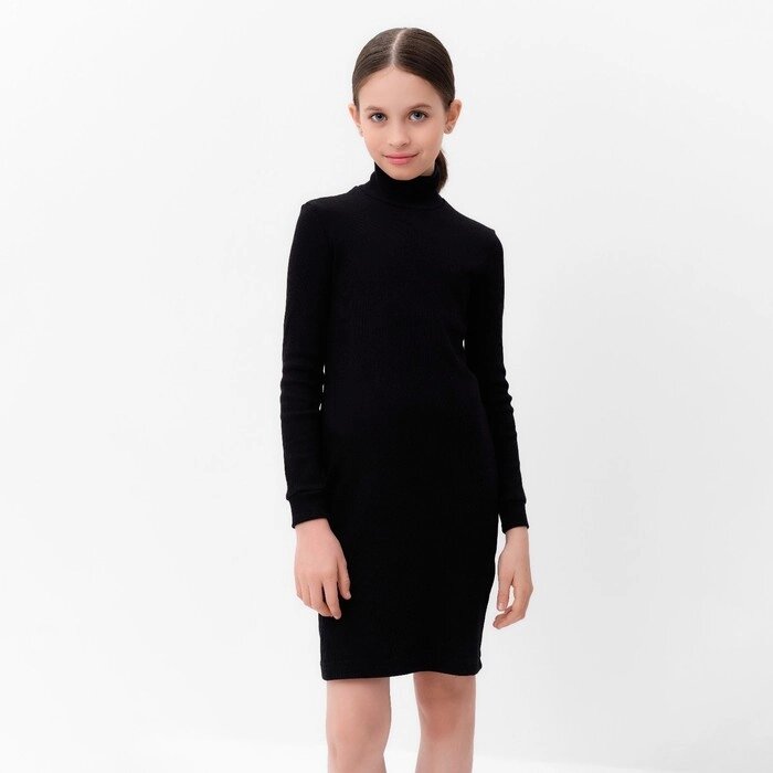 Платье для девочки MINAKU цвет чёрный, рост 146 см от компании Интернет-гипермаркет «MOLL» - фото 1