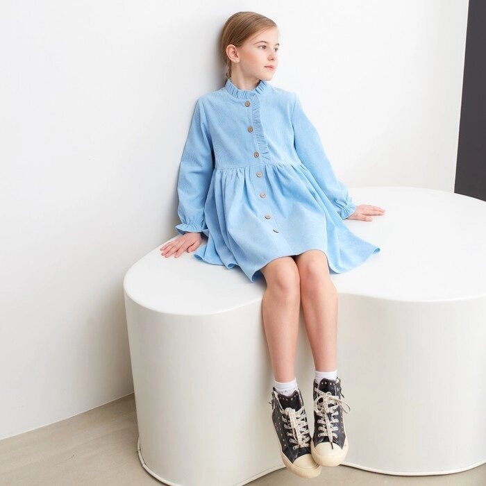 Платье для девочки MINAKU, цвет голубой, размер 104 от компании Интернет-гипермаркет «MOLL» - фото 1
