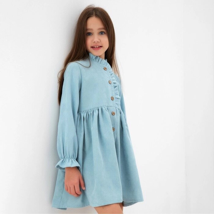 Платье для девочки MINAKU, цвет голубой, размер 140 от компании Интернет-гипермаркет «MOLL» - фото 1