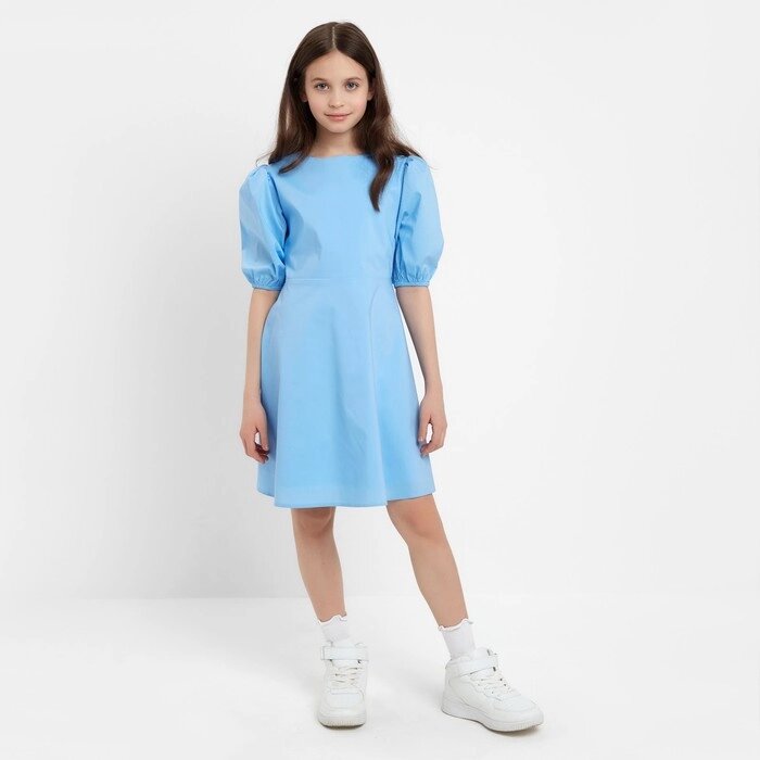 Платье для девочки MINAKU, цвет голубой, рост 140 см от компании Интернет-гипермаркет «MOLL» - фото 1