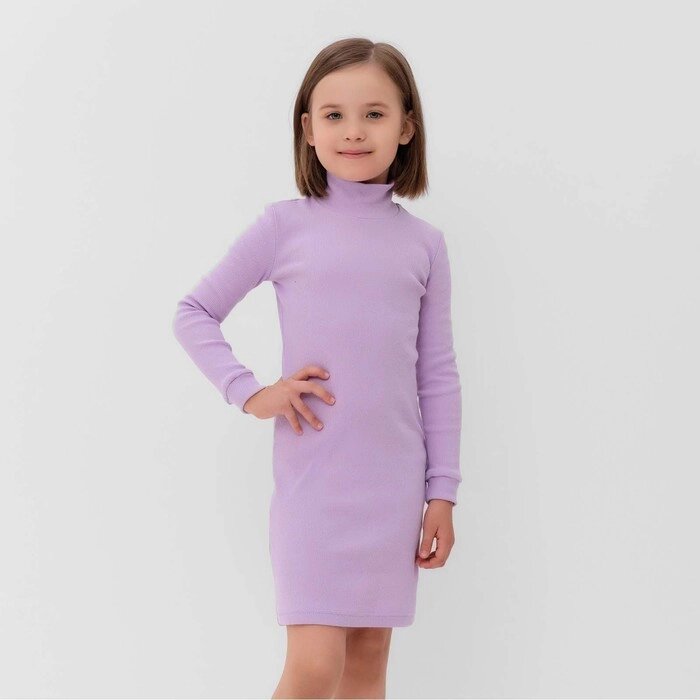 Платье для девочки MINAKU цвет лиловый, рост 110 см от компании Интернет-гипермаркет «MOLL» - фото 1