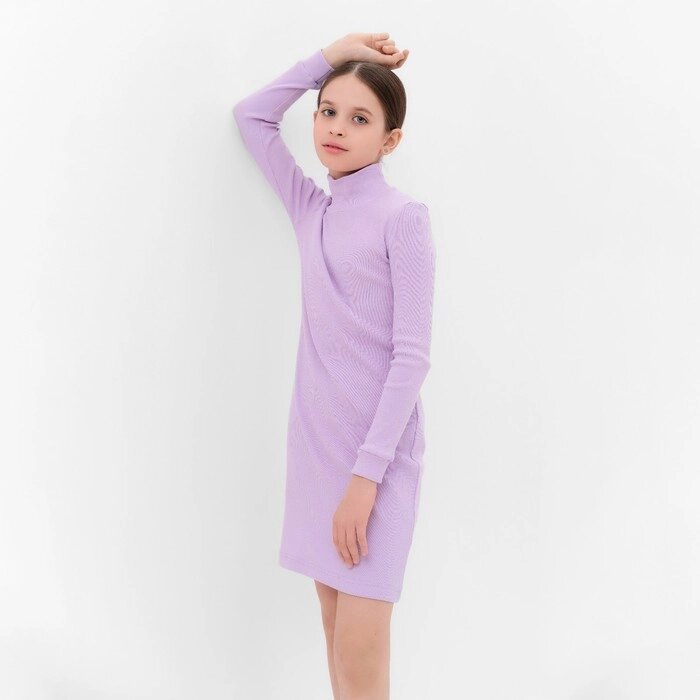 Платье для девочки MINAKU цвет лиловый, рост 146 см от компании Интернет-гипермаркет «MOLL» - фото 1