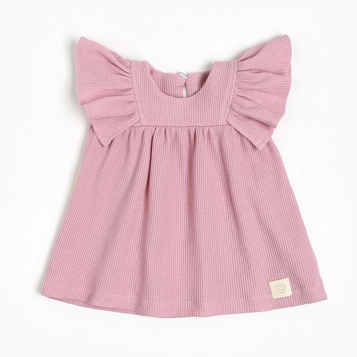 Платье Крошка Я BASIC LINE, рост 80-86 см, розовый от компании Интернет-гипермаркет «MOLL» - фото 1