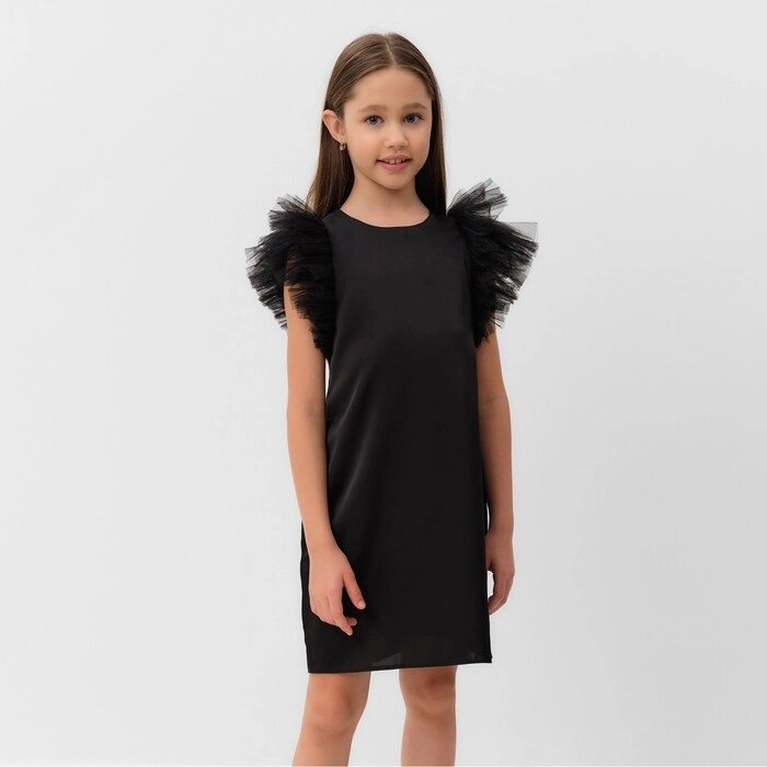 Платье нарядное детское, цвет чёрный, рост 158 см от компании Интернет-гипермаркет «MOLL» - фото 1