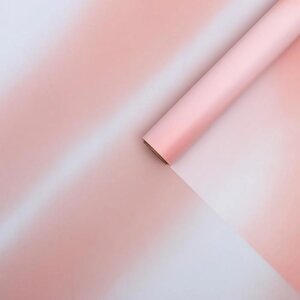 Пленка для цветов "Переход" розовый, 0,58 х 10 м