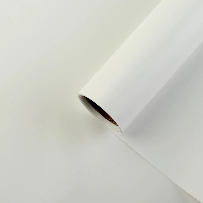 Пленка для цветов "Перламутр", белый, 58 см х 5 м от компании Интернет-гипермаркет «MOLL» - фото 1