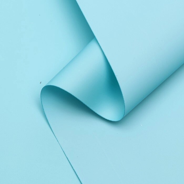 Пленка для цветов тонированная, матовая, голубой, 0,5 х 10 м, 65 мкм от компании Интернет-гипермаркет «MOLL» - фото 1